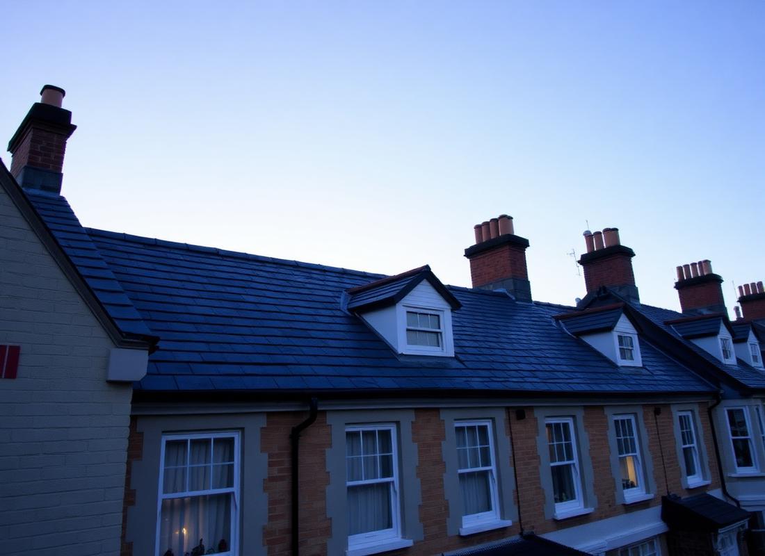 Completed roofing project