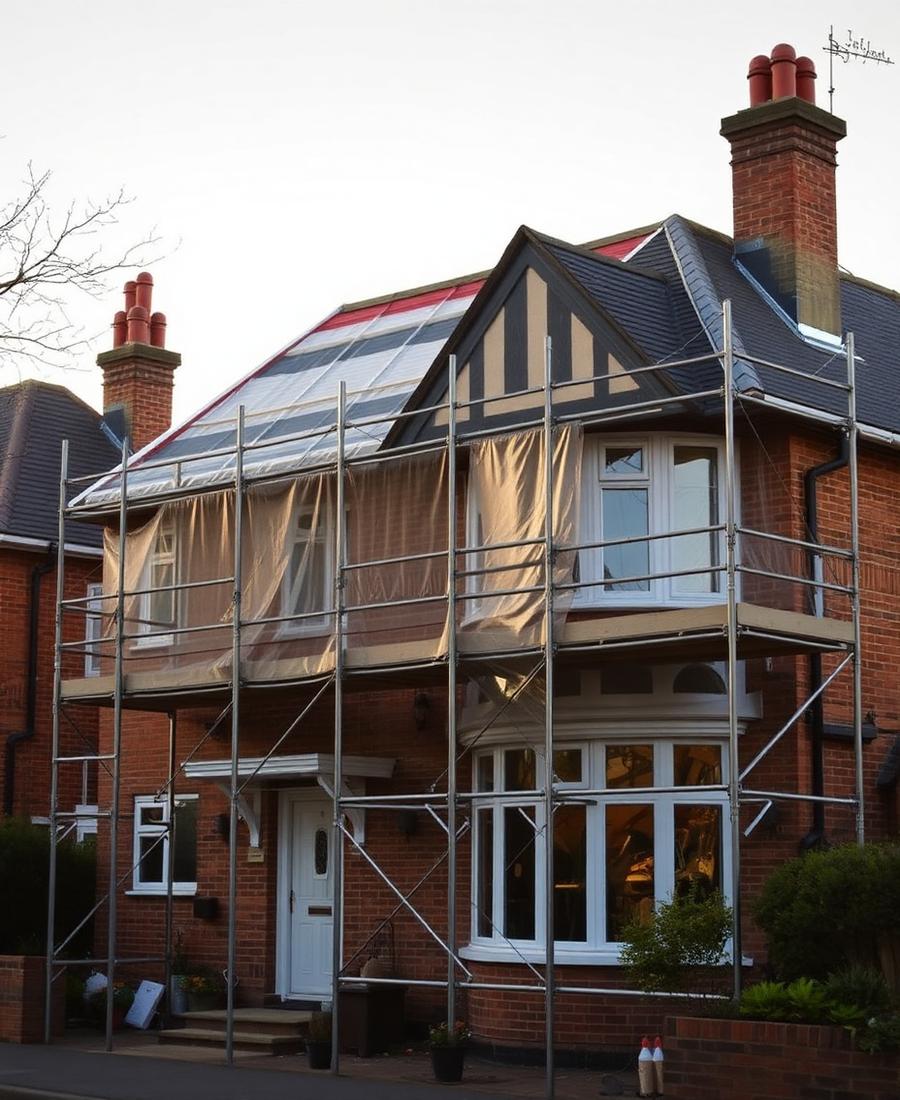 Completed roofing project
